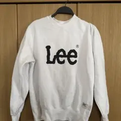 レディースLee ホワイト ロゴ トレーナー