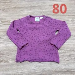 ZARA トップス 花柄 ピンク 86