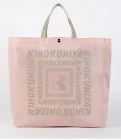 【新品未使用タグ付】紀ノ国屋 カラーエコロジーバッグL ピンク エコバッグ