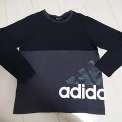adidas 長袖カットソー 黒
