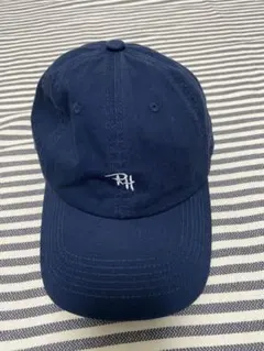 ネイビー 刺繍ロゴ ベースボールキャップ