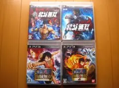 ＰＳ３ソフト４枚セット　真・北斗無双 他
