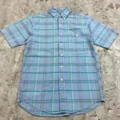 S*S様 80-90s Eddie Bauer 半袖シャツ M チェック ライト