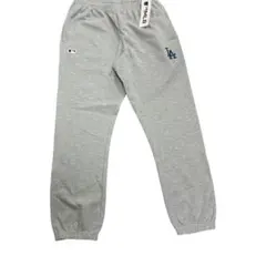 新品未使用　メジャ　ドジャース　LAロゴ刺繍 グレー スウェットパンツ　LL