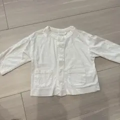 UNIQLO AIRism ベビー カーディガン ホワイト 80