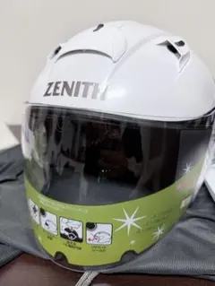 ZENITH フルフェイスヘルメット ホワイト ZENITH フルフェイスヘルメット ホワイト - メルカリ