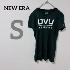 NEW ERA 【S】半袖Tシャツ カットソー グリーン クルーネック