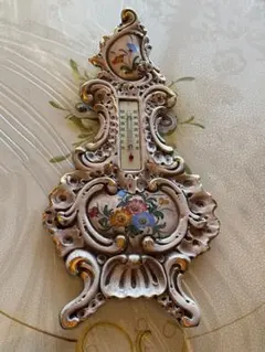 美品　カポディモンテ？温度計