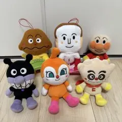 アンパンマン　ぬいぐるみ　6点セット