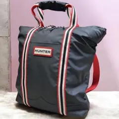 美品ハンターHUNTER 2way トートバッグ　リュックサック　旅行鞄　大容量のサムネイル
