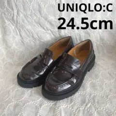 UNIQLO:C コンフィールタッチローファー　ブラウン　24.5cm