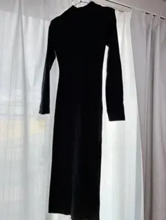 GRL ブラック ニットワンピース Sサイズ