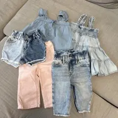 GAP デニムアイテムまとめ売り 5点セット（12–18M / 約80cm）