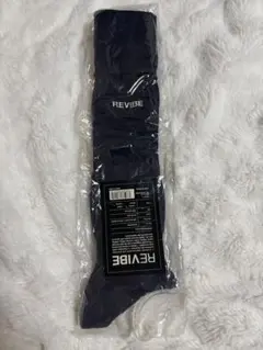 新品未使用 REVIBE サッカーソックス ネイビー 25-27cm