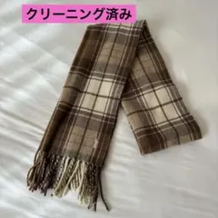 East boy チェック柄　マフラー