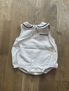 韓国子供服　セーラー　ロンパース