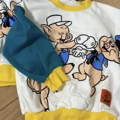 しまむら　3匹のこぶた　トレーナー
