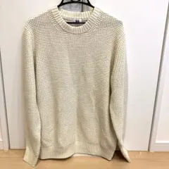ユニクロ　 UNIQLO アイボリー クルーネック ニット