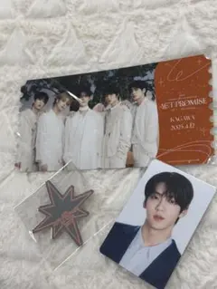 TXT promise アプグレ 特典 トレカ スビン ミラーステッカー