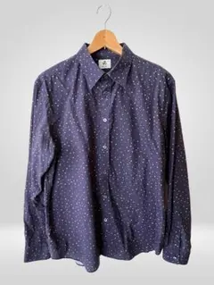 PS Paul Smith ドット柄 長袖シャツ ネイビー XXLのサムネイル