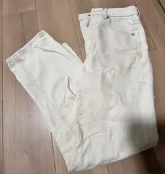 GU ストレートデニムパンツ アイボリーのサムネイル