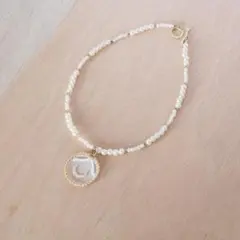 MEEE white brfw.nk ネックレス - メルカリ