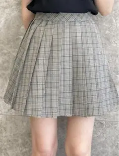 マジェスティックレゴン　プリーツミニスカート　ブラウンのサムネイル