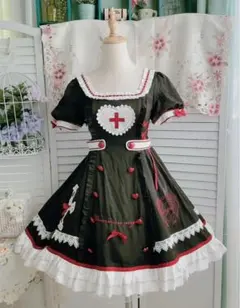Urtto ナース風ワンピース ピンク Guardian angel ロリータ Urtto ナース風ワンピース ピンク Guardian angel ロリータ - メルカリ