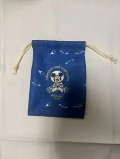 ミッキーマウス 巾着 ポーチ