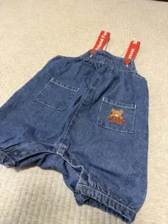 futafuta デニムオーバーオール 80