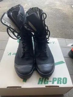 消防　編み上げ　HG-PRO Vソール　黒 ハイカット安全靴 ハイパーVソールHG-PRO2 | 株式会社ライズ
