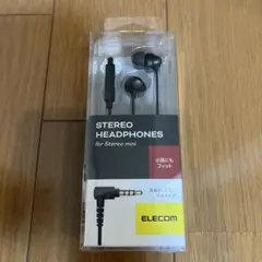 【新品未使用】ELECOM EHP-F12CMBK 有線イヤホン 本体のサムネイル