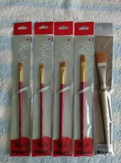 Rugby &amp; SUN-K 平筆 5本セット