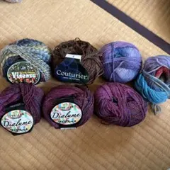 ファンシーヤーン 編み物