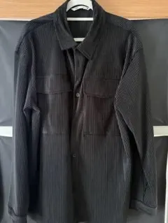 ZARA ザラ　コーデュロイ　ブラックシャツ XL