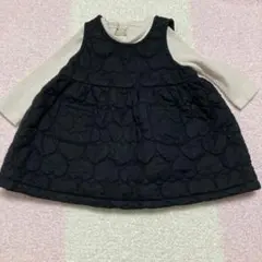 プティマイン　ハートキルトジャンスカ　ワンピース