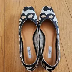 EVOL レオパード柄 フラットシューズ