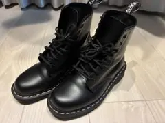 美品 ドクターマーチン TALIB STRAP ベルクロハイカットスニーカー 黒
