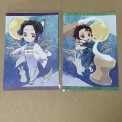 鬼滅の刃 ufotable 2019 お月見 胡蝶しのぶ 炭治郎 ポストカード