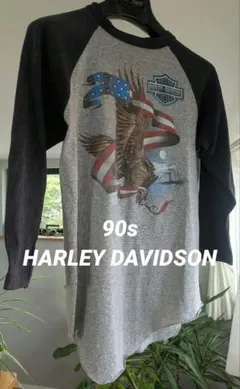90s HARLEY DAVIDSON ハーレーダビットソン USA製 ロンT