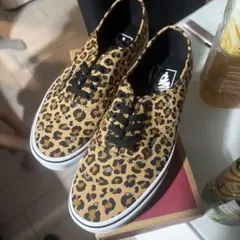 VANS レオパード柄 スニーカー ラインストーン付
