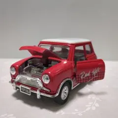 ミニクーパー ダイキャスト ミニカー(Red Hot)