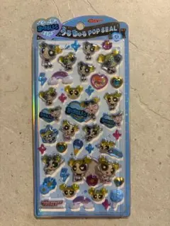パワパフ　パワーパフガールズ　うるちゅるポップシール　バブルス