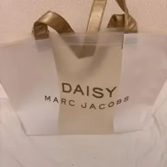MARC JACOBS DAISY トートバッグ ホワイト/ゴールド