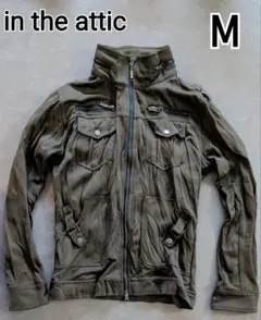 00s y2k シワ加工 ミリタリー トラックジャケット ブルゾン グランジ