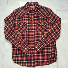 wrangler ネルシャツ