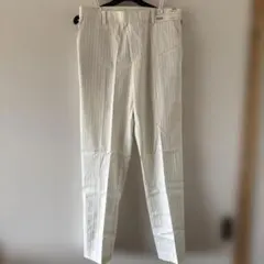 ユニクロ　WOMEN スマートスタイルアンクルパンツ　ストライプ　M