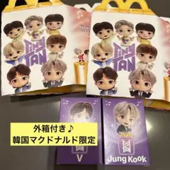 韓国限定♡BTS ジョングク V マクドナルド Tiny Tan フィギュア