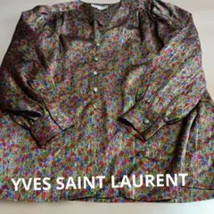 YVES SAINT LAURENT　花柄ブラウス