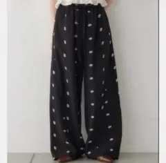 LOEFF ロエフ キャットニップ ジャガード ガウチョパンツ 1(M) - メルカリ